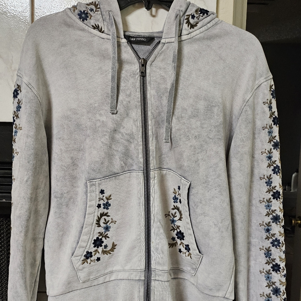 EUC Women's Driftwood Embroidered Hoodie